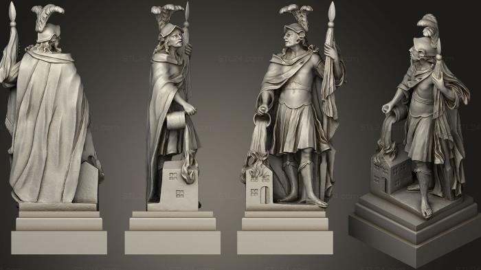 Статуи античные и исторические (Статуя 105, STKA_1556) 3D модель для ЧПУ станка